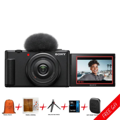 Sony ZV-1F Vlogging Camera (Black)