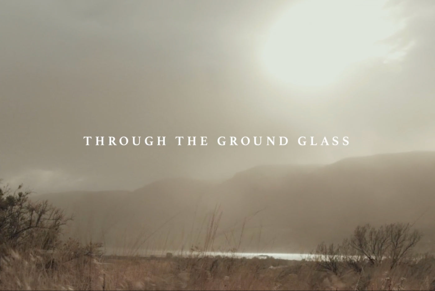 Inspiration: Through the Ground Glass