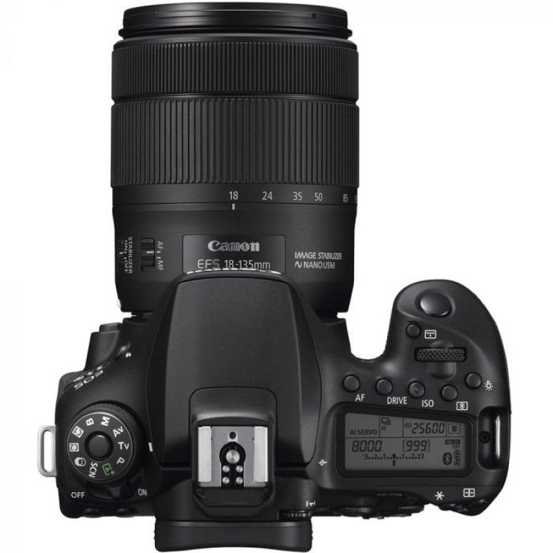 Canon EOS 90D DSLR with 18-135mm f/3.5-5.6 IS USM Lens