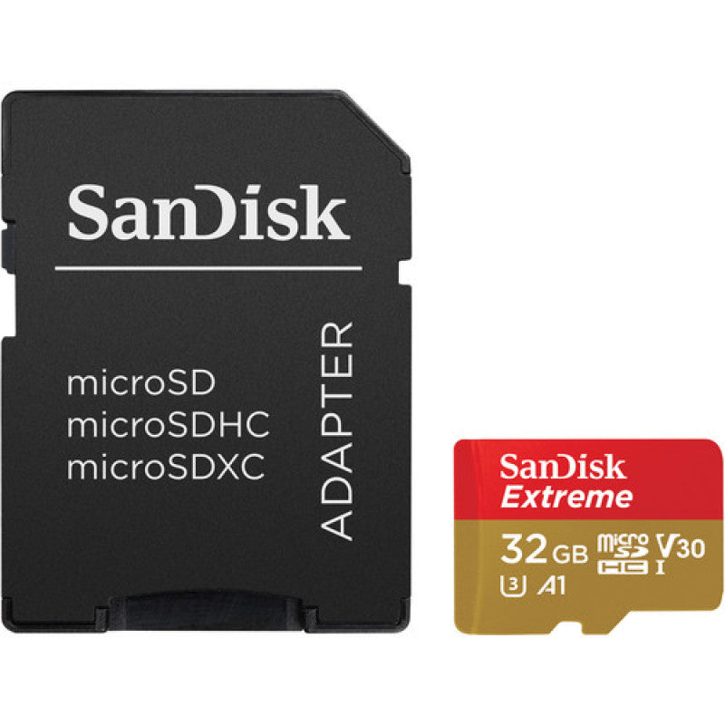 Micro SDHC Extreme 32GB (100mb/s) V30 UHS-I U3