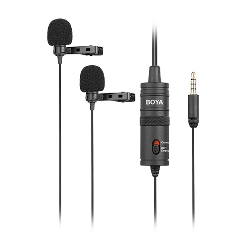 Boya Dual Lavalier Microphone