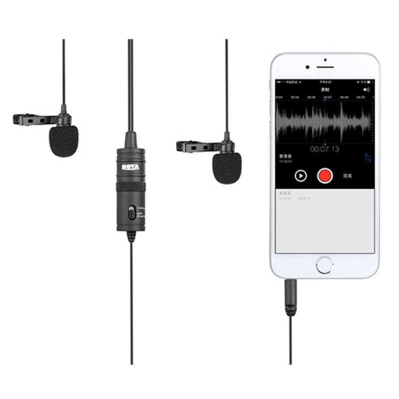 Boya Dual Lavalier Microphone