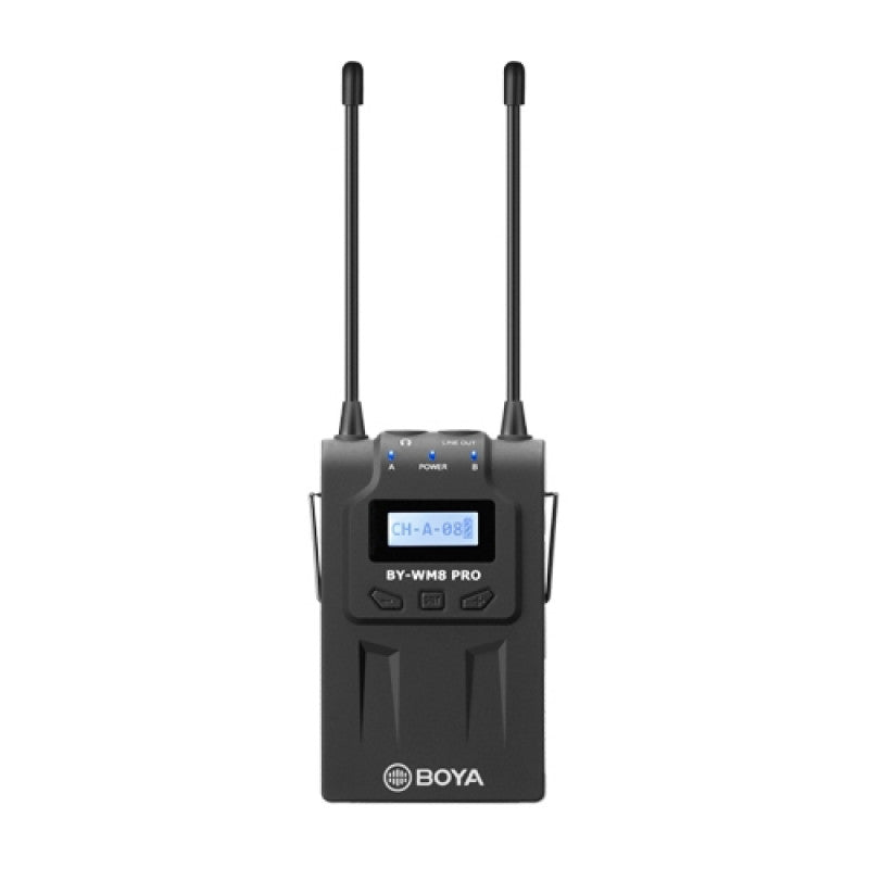 BOYA UHF DUAL W/L MIC SYST 2+1