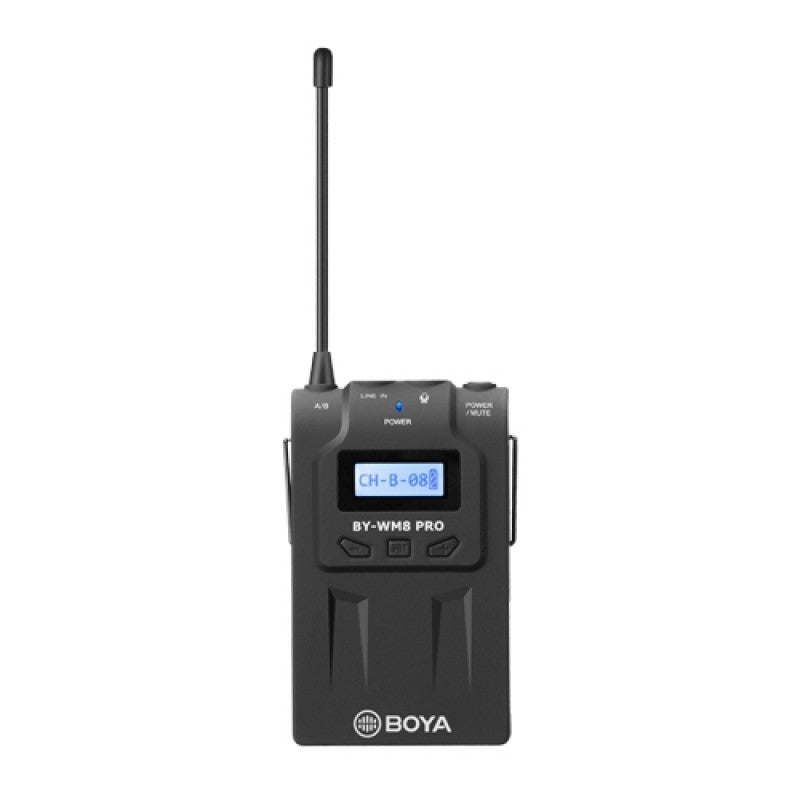 BOYA UHF DUAL W/L MIC SYST 2+1