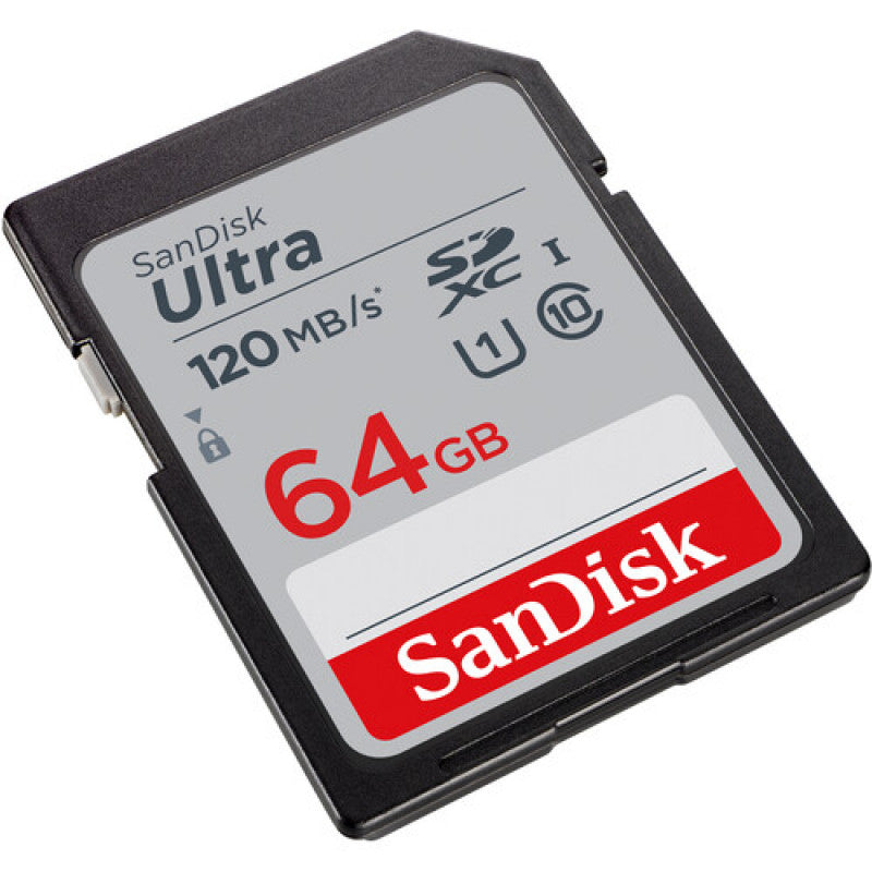 SanDisk Ultra 64GB SDHC Memory Card (140MB/s)