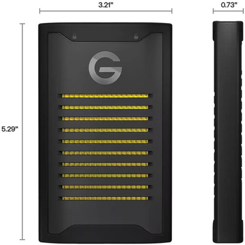 SanDisk Professional G-DRIVE ArmorLock SSD 2TB USB 3.2 Gen 2 External SSD