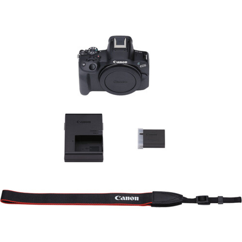 Canon EOS R50 Mirrorless Camera with 18-45mm Lens (Black)