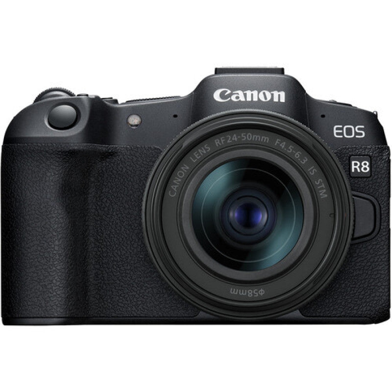 Canon EOS R8 Mirrorless camera with 24-50mm lens