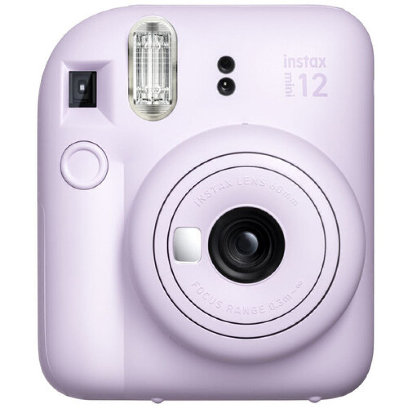 FUJI INSTAX CAMERA MINI 12 LILAC PURPLE + 2 FILMS