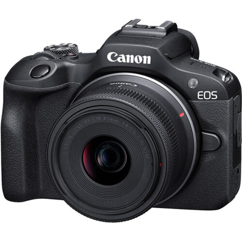 Canon EOS R100 Mirrorless Camera Twin Lens with 18-45mm and 55-210mm Lenses