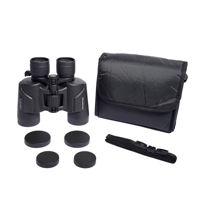 OLYMPUS BINOCULARS 8-16x40 S (WITH CASE & STRAP)