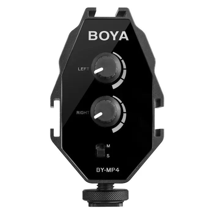 BOYA BY-MP4 2-Channel On-Camera Audio Adapter