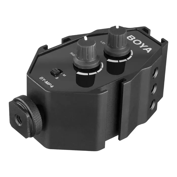 BOYA BY-MP4 2-Channel On-Camera Audio Adapter