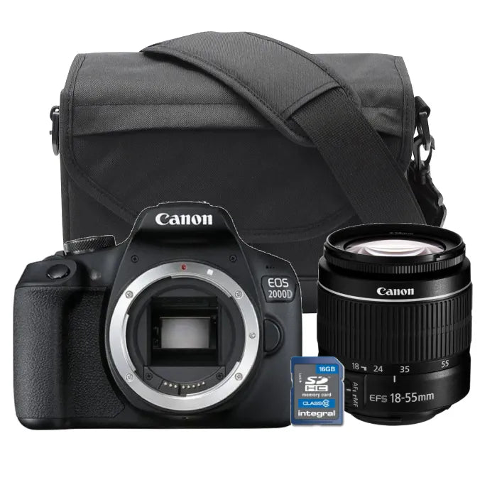 Canon EOS 2000D DSLR Priceless Moments Starter Bundle