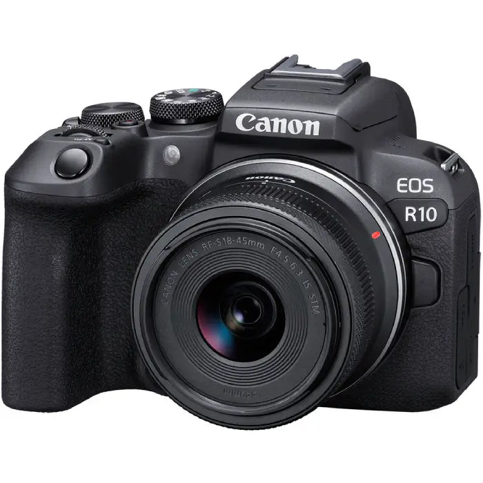 Canon EOS R10 Mirrorless Camera with RF-S 18-45mm IS STM Lens