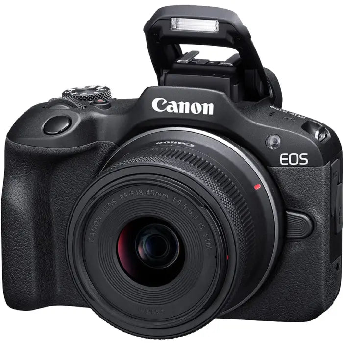 Canon EOS R100 Mirrorless Camera with RF-S 18-45mm IS STM Lens (Travel Kit)