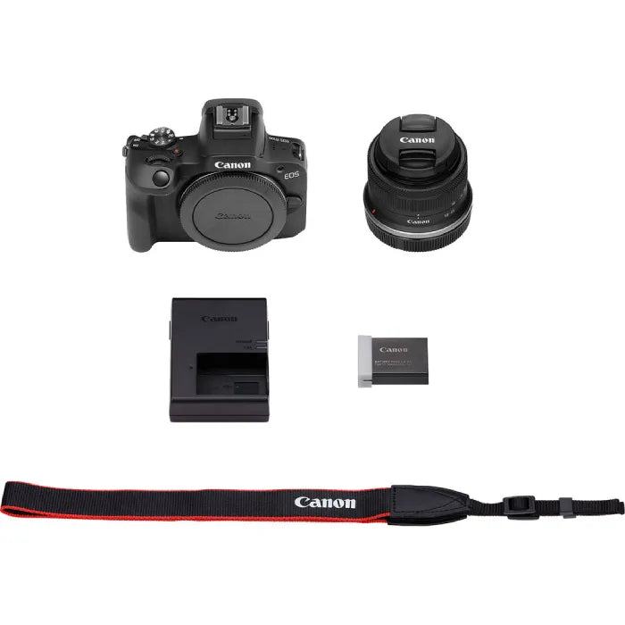 Canon EOS R100 Mirrorless Camera with RF-S 18-45mm IS STM Lens