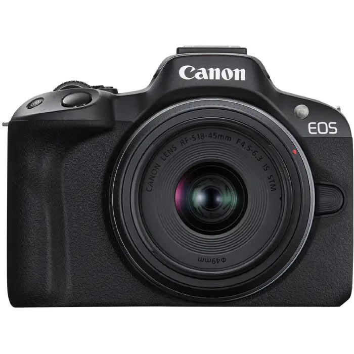 Canon EOS R50 Mirrorless Camera with RF-S 18-45mm IS STM Lens (Travel Kit)