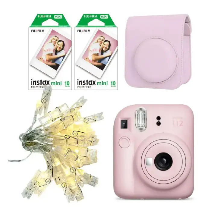 Fujifilm Instax Mini 12 Lights For Instax Kit (Blossom Pink)