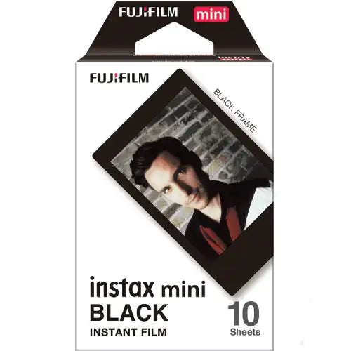 Fujifilm Instax Mini Black Instant Film (10 Sheets)