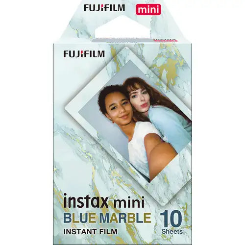 Fujifilm Instax Mini Blue Marble Instant Film (10 Sheets)