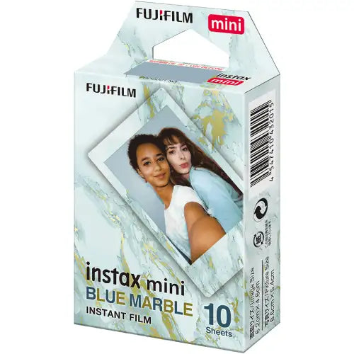 Fujifilm Instax Mini Blue Marble Instant Film (10 Sheets)