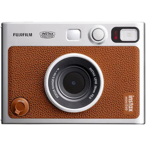 Fujifilm Instax Mini Evo Hybrid Instant Camera (Brown)