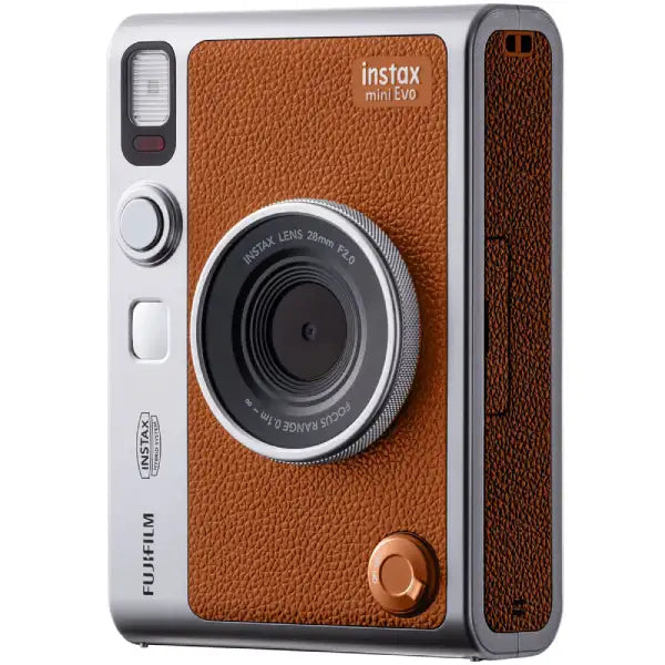 Fujifilm Instax Mini Evo Hybrid Instant Camera (Brown)