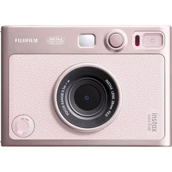 Fujifilm Instax Mini Evo Hybrid Instant Camera Kit (Gentle Rose)
