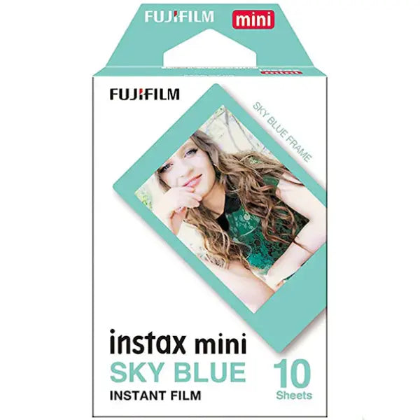 Fujifilm Instax Mini Sky Blue Instant Film (10 Sheets)