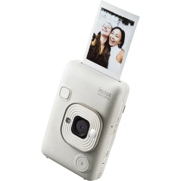 Fujifilm Instax Mini Liplay Hybrid Instant Camera (Misty White)