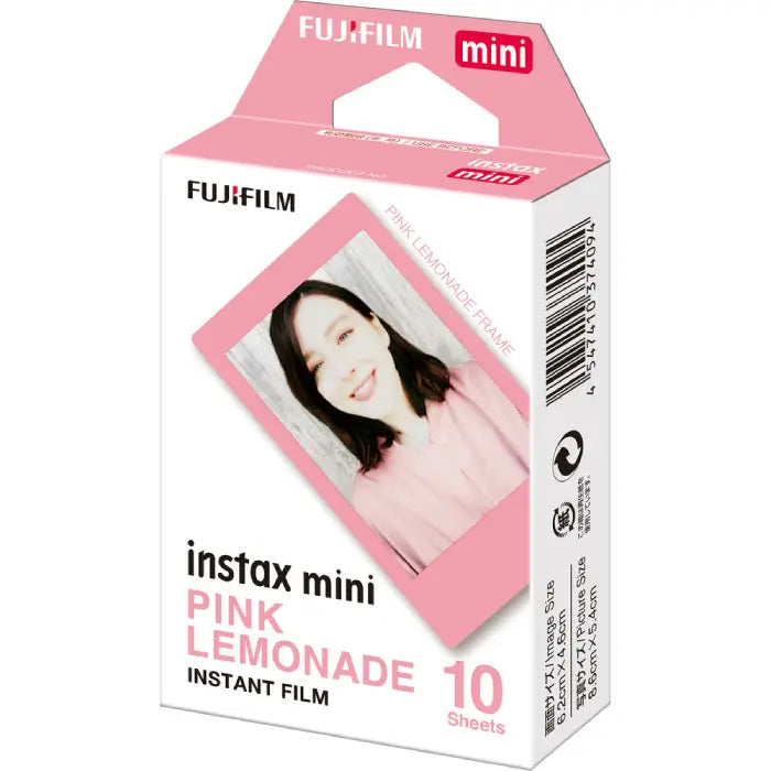 Fujifilm Instax Mini Pink Lemonade Instant Film (10 Sheets)