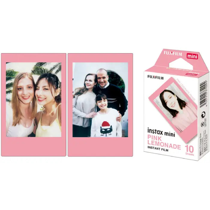 Fujifilm Instax Mini Pink Lemonade Instant Film (10 Sheets)