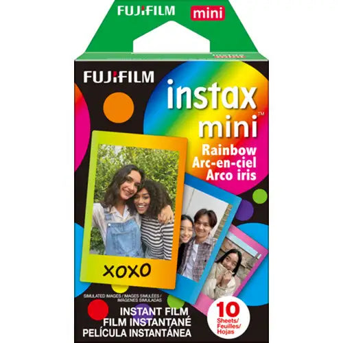 Fujifilm Instax Mini Rainbow Instant Film (10 Sheets)