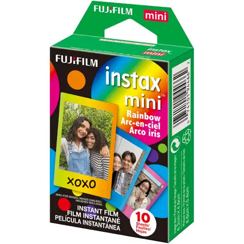 Fujifilm Instax Mini Rainbow Instant Film (10 Sheets)