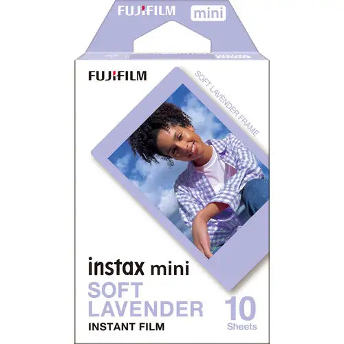 Fujifilm Instax Mini Soft Lavender Instant Film (10 Sheets)