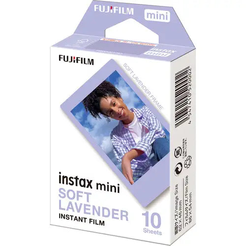 Fujifilm Instax Mini Soft Lavender Instant Film (10 Sheets)