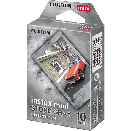 Fujifilm Instax Mini Stone Gray Instant Film (10 Sheets)