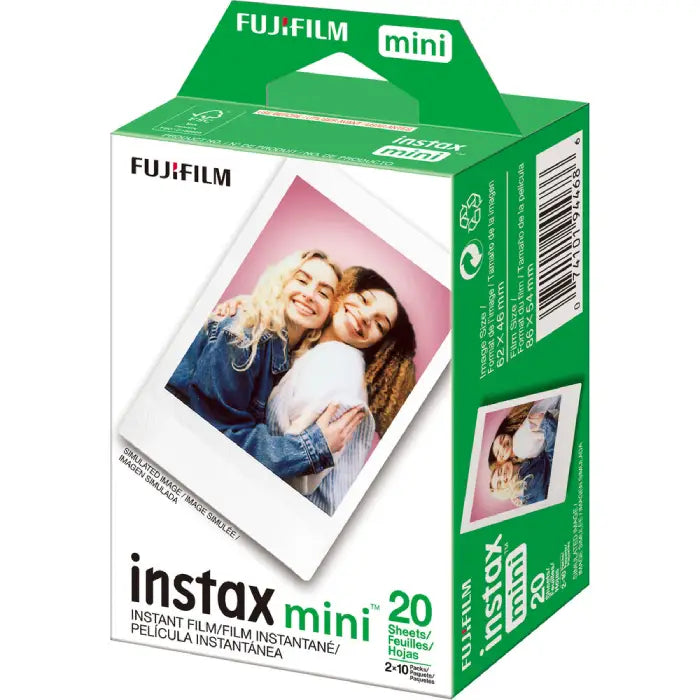 Fujifilm Instax Mini White Instant Film (20 Sheets)