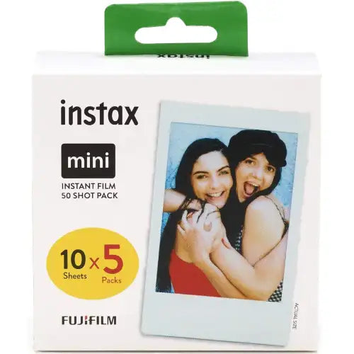 Fujifilm Instax Mini White Instant Film (50 Sheets)