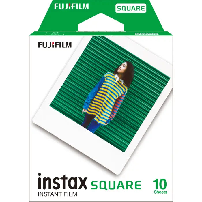 Fujifilm Instax Square White Instant Film (10 Sheets)