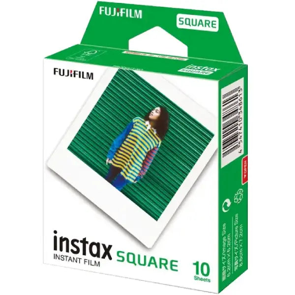 Fujifilm Instax Square White Instant Film (10 Sheets)