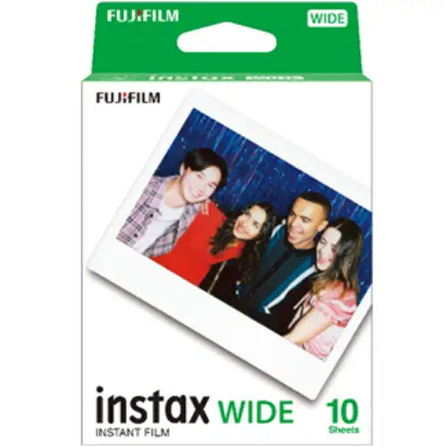 Fujifilm Instax Wide White Instant Film (10 Sheets)