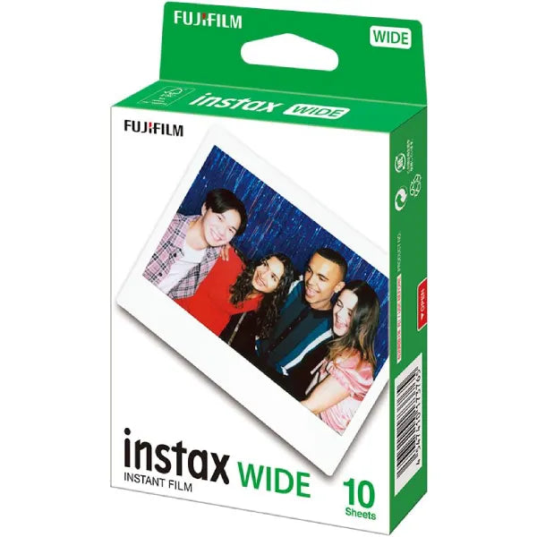 Fujifilm Instax Wide White Instant Film (10 Sheets)
