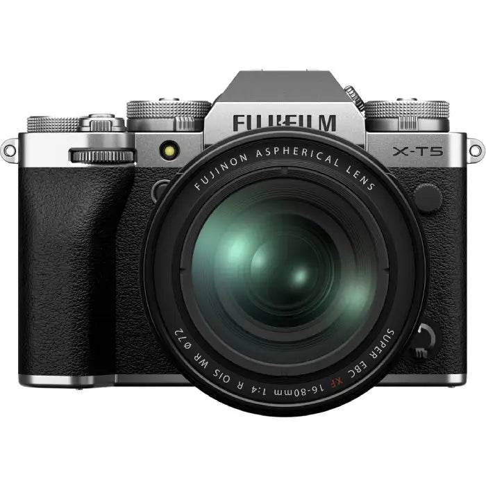 Fujifilm X-T5 Mirrorless Camera with XF 16-80mm f/4 Lens (Silver)