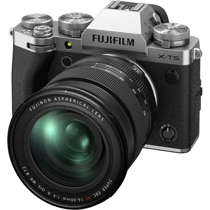 Fujifilm X-T5 Mirrorless Camera with XF 16-80mm f/4 Lens (Silver)