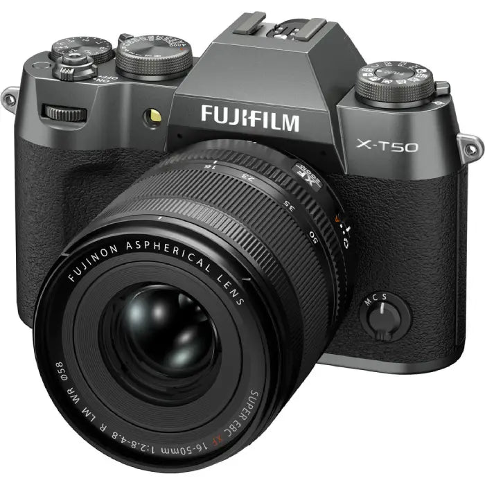 Fujifilm X-T50 Mirrorless Camera with XF 16-50mm f/2.8-4.8 Lens (Charcoal Silver)