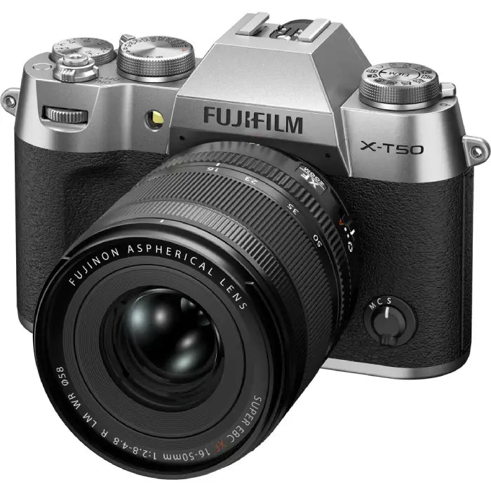 Fujifilm X-T50 Mirrorless Camera with XF 16-50mm f/2.8-4.8 Lens (Silver)