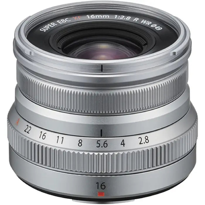 Fujifilm XF 16mm f/2.8 R WR Lens (Silver)