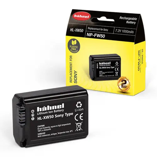 Hahnel HL-XW50 Lithium Ion Battery for Sony (NP-FW50)